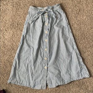 Striped skirt madewell